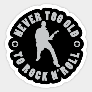 Old Rocker (Silver) Sticker